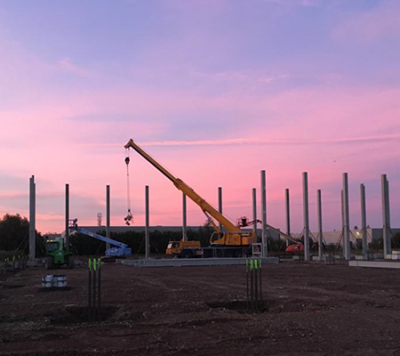 Start of new building in Zwedenstraat